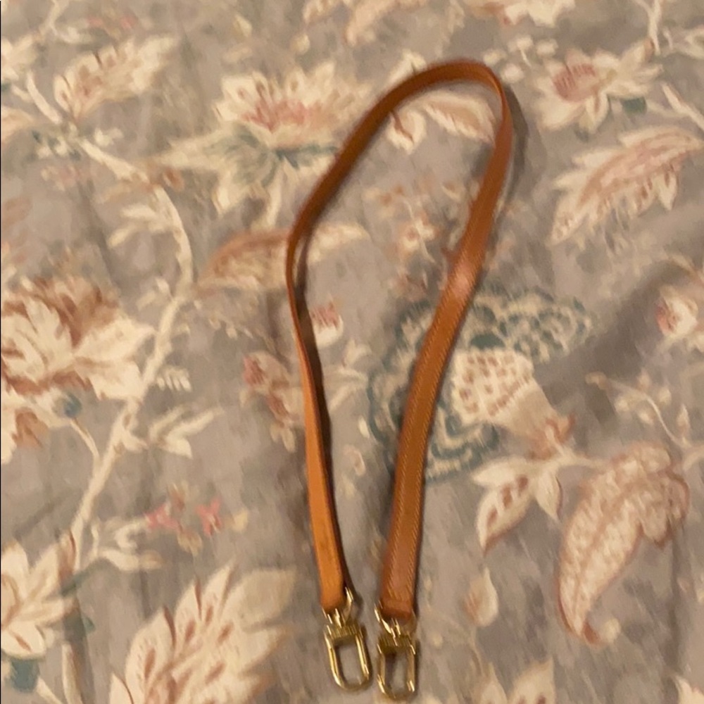 Louis Vuitton purse strap.